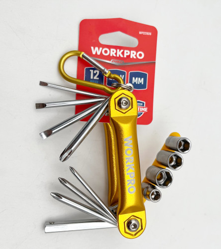 پیچ گوشتی و بکس چاقویی ورک پرو مدلwp222026