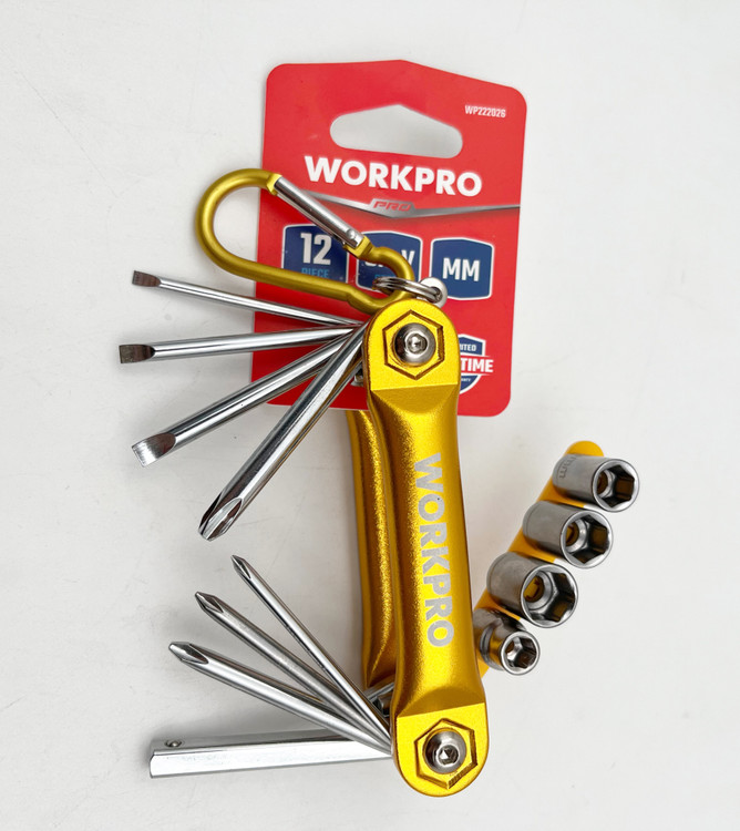 پیچ گوشتی و بکس چاقویی ورک پرو مدلwp222026