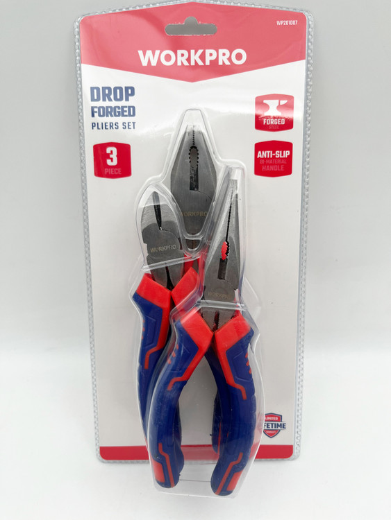 ست ۳ عددی انبردست - سیمچین - دمباریک ورک پرو مدل WP201007