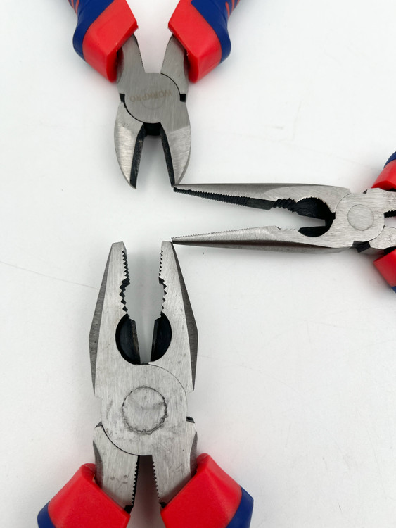 ست ۳ عددی انبردست - سیمچین - دمباریک ورک پرو مدل WP201007