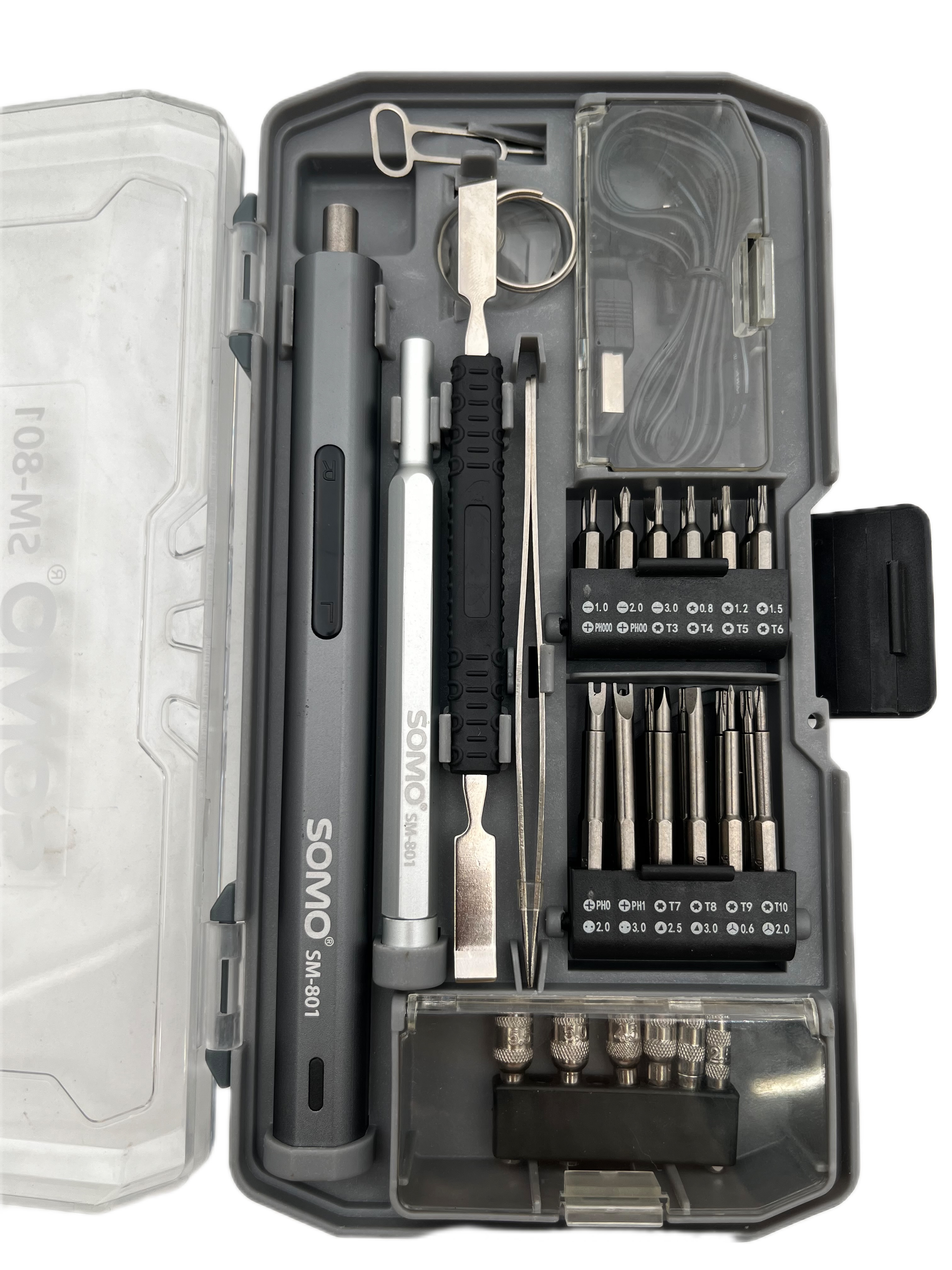 ست پیچ گوشتی شارژی مجموعه ۲۴ عددی سومو مدل SM801