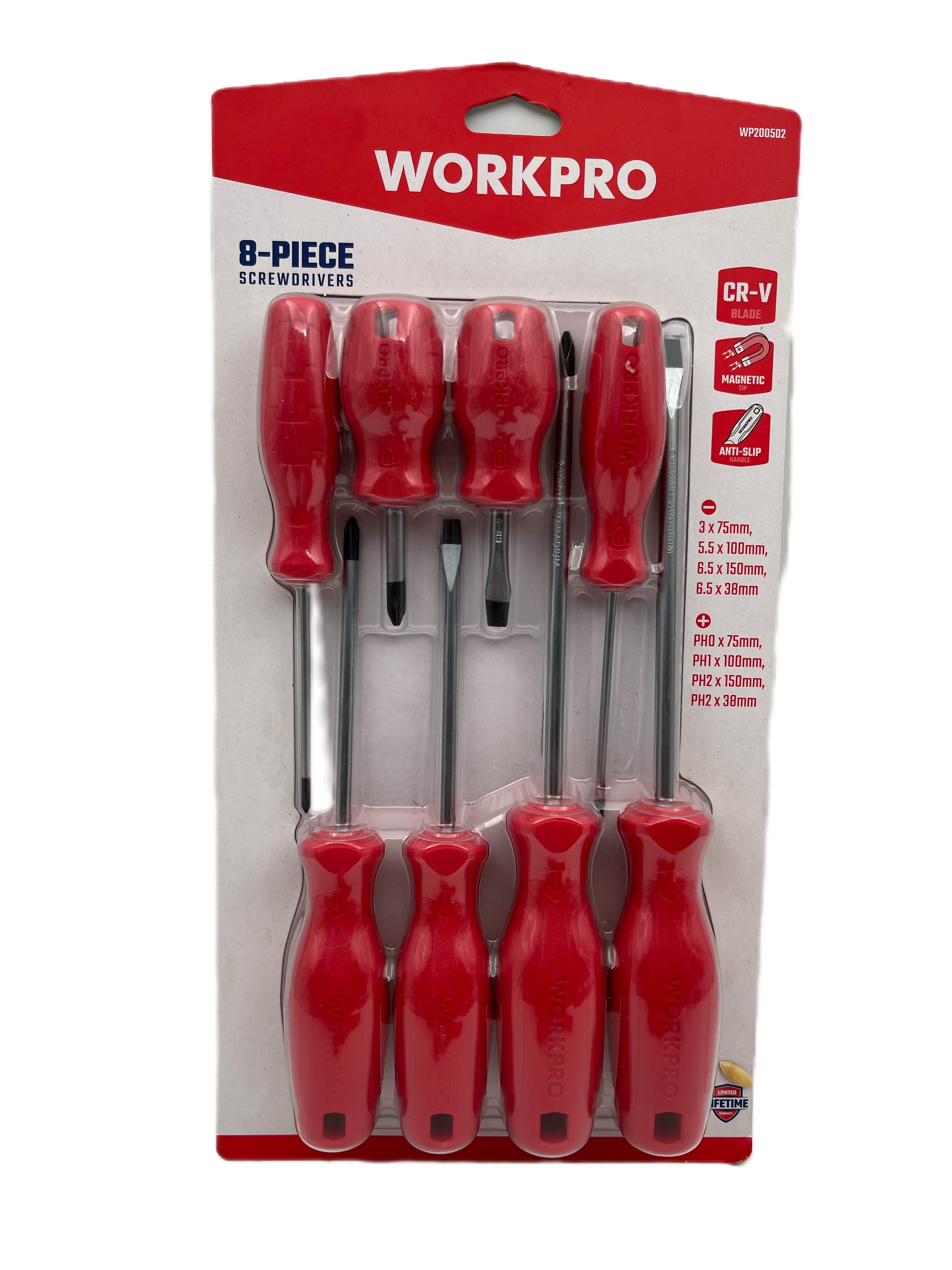 ست پیچگوشتی8 عددی  سری RED ورک پرو WP200502