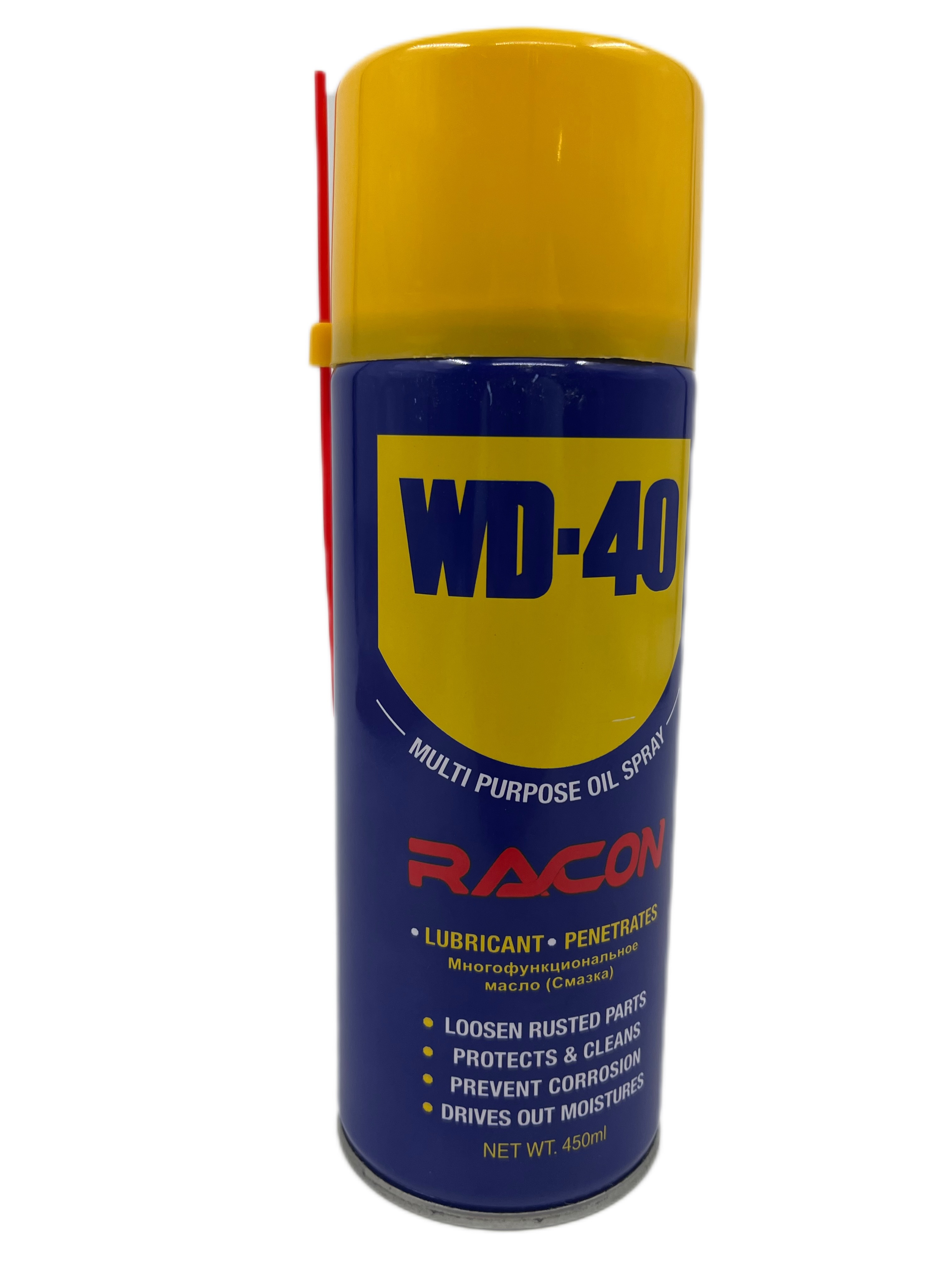 اسپری روان‌کننده و ضد زنگ راکون مدل WD-40 حجم ۴۵۰ میلی‌لیتر